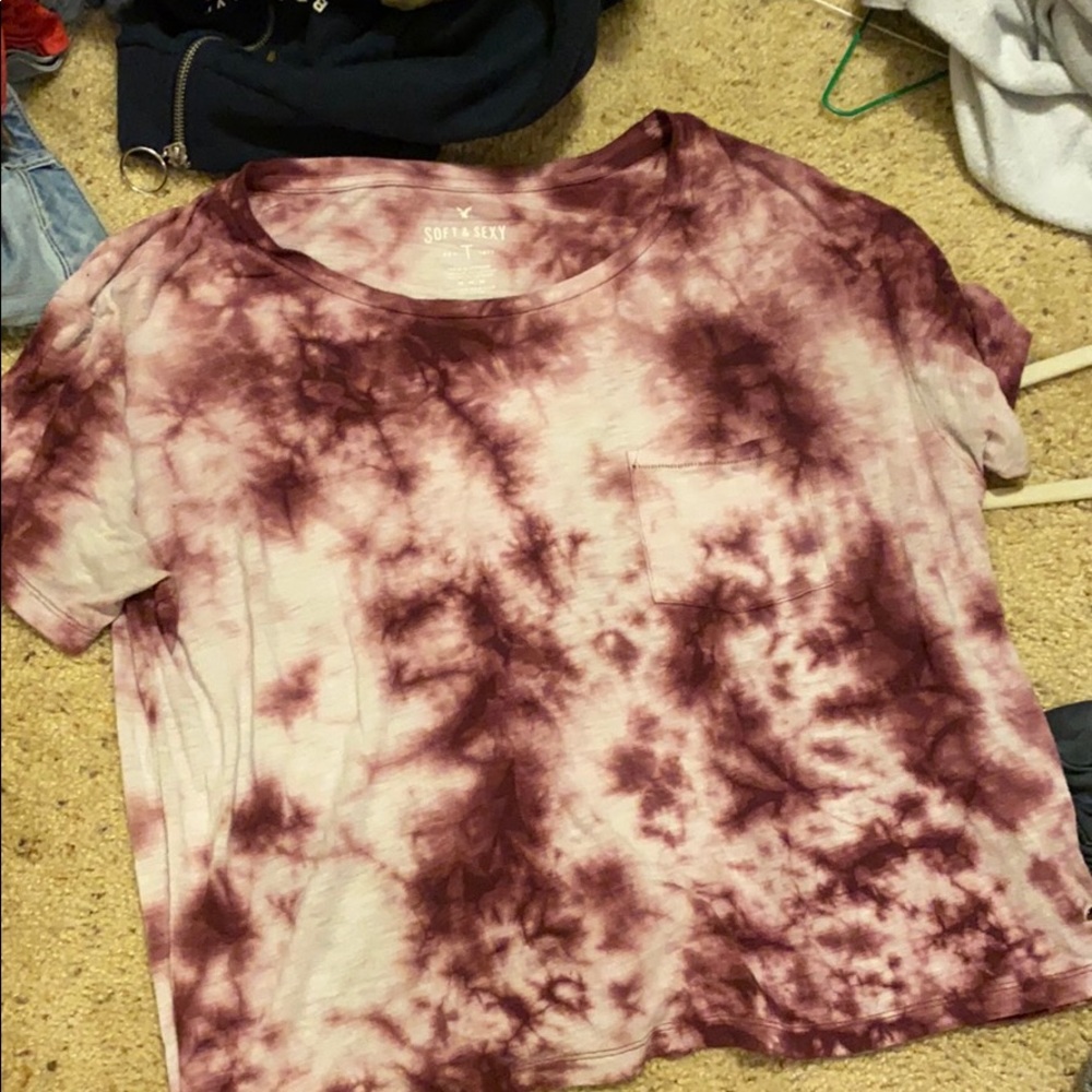 american eagle soft & sexy pocket tee